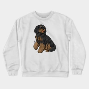 Dog - Cockapoo -  Black and Tan Crewneck Sweatshirt